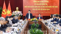 Chủ tịch nước Lương Cường làm việc với Bộ Ngoại giao
