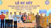 Lan toả phong trào đăng ký hiến mô, tạng đến toàn thể tăng ni, phật tử