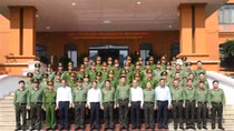 Bộ trưởng Lương Tam Quang thăm, làm việc tại Công an tỉnh Lào Cai