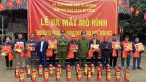 Phòng cháy, chữa cháy “4 tại chỗ” ở vùng biên giới Tây Giang