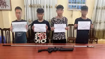 Xử lý nhóm thanh thiếu niên mang vũ khí đi "cháy phố"