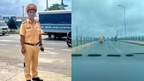 CSGT Cần Thơ hỗ trợ ô tô chở sản phụ vỡ ối đến bệnh viện kịp thời