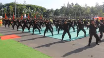 Sôi nổi Hội thi điều lệnh, bắn súng, võ thuật của Công an Quảng Ngãi