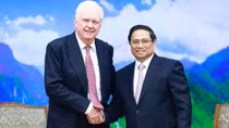 Thủ tướng tiếp Chủ tịch Hội đồng Tín thác Đại học Fulbright Việt Nam