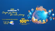 Eximbank tung chương trình ưu đãi chuyển tiền lớn nhất cho khách hàng cá nhân