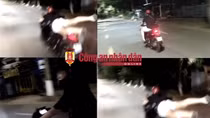 Xử lý nghiêm nhóm thanh niên điều khiển xe mô tô bằng 2 chân