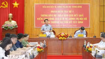 Bộ trưởng Lương Tam Quang làm việc với Ban Thường vụ Tỉnh ủy Tây Ninh về bảo vệ chính trị nội bộ
