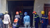 Cảnh sát khống chế vụ cháy nhà, không để cháy lan