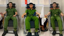 Người dân viết thư cảm ơn CBCS Công an Quảng Bình đã kịp thời hiến máu cứu người