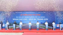 Thi công đường Hồ Chí Minh qua Thái Nguyên, Tuyên Quang