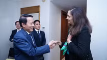 Bộ trưởng Lương Tam Quang gặp và làm việc với Thứ trưởng Ngoại giao Hoa Kỳ Uzra Zeya