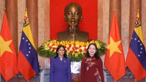 Phó Chủ tịch nước Võ Thị Ánh Xuân hội đàm với Phó Tổng thống thường trực Venezuela​