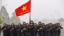 Cận cảnh nữ Cảnh sát "vượt nắng, thắng mưa" trên thao trường