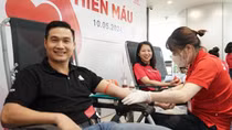 Gần 200 thành viên AIA Việt Nam tham gia hiến máu nhân đạo
