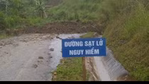 Mưa lũ làm hư hỏng, sạt lở nhiều công trình dân sinh ở Thanh Hoá