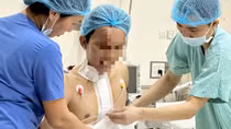 Cứu sống nam thanh niên bị vỡ tim sau vụ tai nạn giao thông
