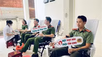 Gần 200 cán bộ, chiến sĩ Công an tỉnh Phú Yên tình nguyện hiến máu