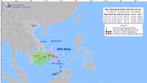 Bão số 10 hình thành trên Biển Đông, gây mưa to ở Nam Trung Bộ, TP Hồ Chí Minh