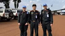 Những sĩ quan Công an Việt Nam đầu tiên ở Abyei