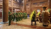Cụm thi đua số 4 báo công dâng Bác tại Khu di tích K9