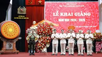 Bộ trưởng Lương Tam Quang dự khai giảng năm học mới tại Học viện CSND