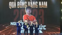 Nguyễn Hoàng Đức giành giải Quả bóng vàng Việt Nam 2023