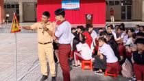 Đổi mới cách tuyên truyền an toàn giao thông trong trường học