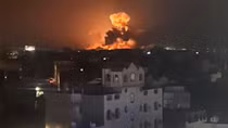 Mỹ lần hai ném bom Houthi, nổ dữ dội ở thủ đô Yemen