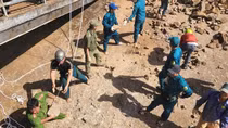 Cơ bản kiểm soát được sự cố thủng thân đập thủy lợi hơn 10 triệu m3 nước
