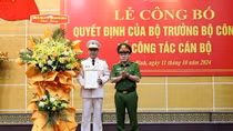 Công bố quyết định Giám đốc Công an tỉnh Quảng Bình