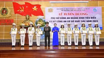 Công an tỉnh Quảng Bình tuyên dương phụ nữ Công an tiêu biểu năm 2023