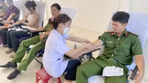 Công an tỉnh Phú Yên tổ chức hiến máu đột xuất phục vụ cấp cứu, điều trị bệnh nhân
