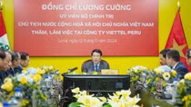Chủ tịch nước đánh giá Viettel Peru thể hiện năng lực Việt Nam trên trường quốc tế