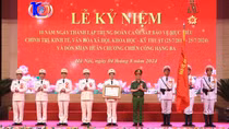 Cảnh sát bảo vệ mục tiêu chính trị, kinh tế, văn hóa xã hội, khoa học - kỹ thuật đón nhận Huân chương Chiến công