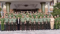 Thứ trưởng Trần Quốc Tỏ thăm và làm việc với Công an tỉnh Lai Châu