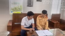 Xử phạt lái xe ô tô vượt ẩu trên cao tốc Cam Lộ - La Sơn