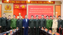 Thứ trưởng Lê Quốc Hùng kiểm tra công tác tại Công an tỉnh Ninh Bình