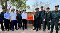 Trung tâm Huấn luyện quốc gia về phòng, chống khủng bố tham gia khắc phục hậu quả thiên tai