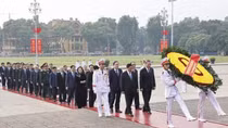 Lãnh đạo Đảng, Nhà nước viếng Chủ tịch Hồ Chí Minh và các Anh hùng liệt sĩ