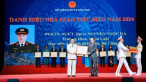Một nhà giáo Công an tiêu biểu, tận tâm, tận lực với nghề