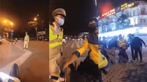 Người dân báo tin, CSGT ngăn chặn vụ ẩu đả sau va chạm giao thông