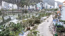 Đảo ngọc Cát Bà tan hoang sau bão