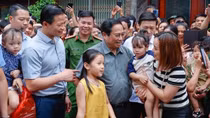 Thủ tướng thăm khu nhà ở xã hội và kiểm tra tiến độ dự án đầu tư xây dựng đường Vành đai 4 - Vùng Thủ đô