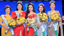 Vũ Thị Hoa đăng quang Mrs Earth Vietnam 2024
