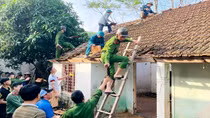 Hình ảnh đẹp về người chiến sĩ Công an trên quê hương cố Tổng Bí thư Trần Phú