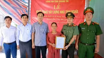 Khởi công xây nhà tình nghĩa cho thân nhân liệt sĩ Công an ở Quảng Trị