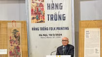 Tranh Hàng Trống kể chuyện