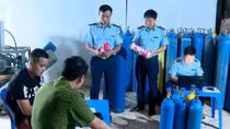 Mạnh tay dẹp "bóng cười", "khí cười" trái phép