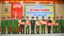 Công an Nghệ An trao thưởng thành tích đặc biệt xuất sắc trong đấu tranh phòng, chống tội phạm