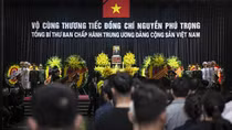 Hơn 3.000 đoàn quốc tế viếng Tổng Bí thư Nguyễn Phú Trọng tại 94 cơ quan đại diện Việt Nam